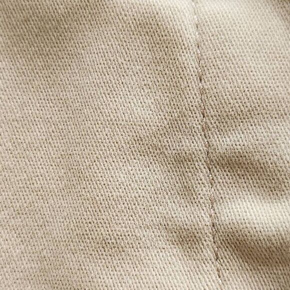 Isaac Mizrahi M cream button up collared blazer womens tan - Picture 3 of 7